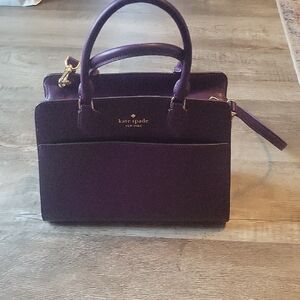 Kate Spade Deep Purple Satchel